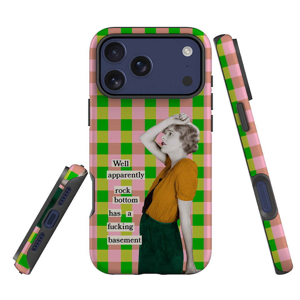iPhone Tough Case - Rock Bottom By Clare Jordan