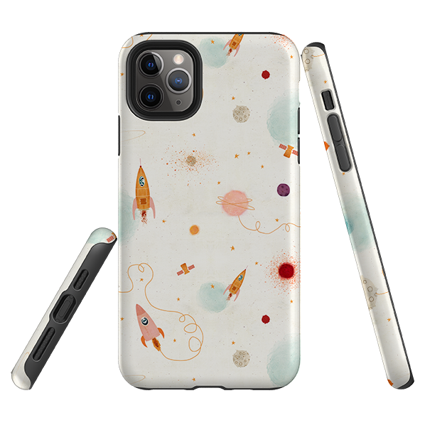 iPhone Tough Case - Rockets Cream By Katherine Quinn