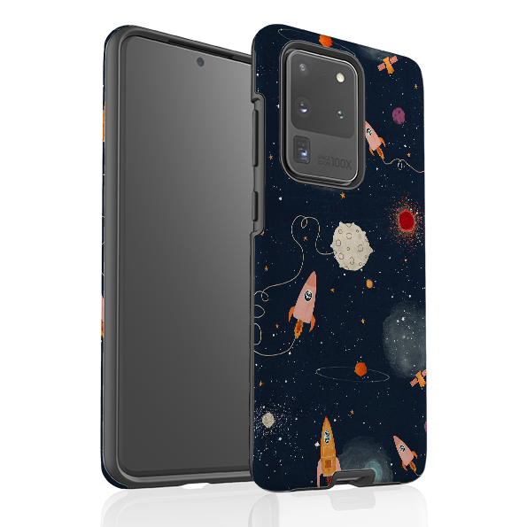 Samsung Tough Case - Rockets Midnight By Katherine Quinn