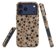 iPhone MagSafe Tough Case - Rose Gold Polka Dot