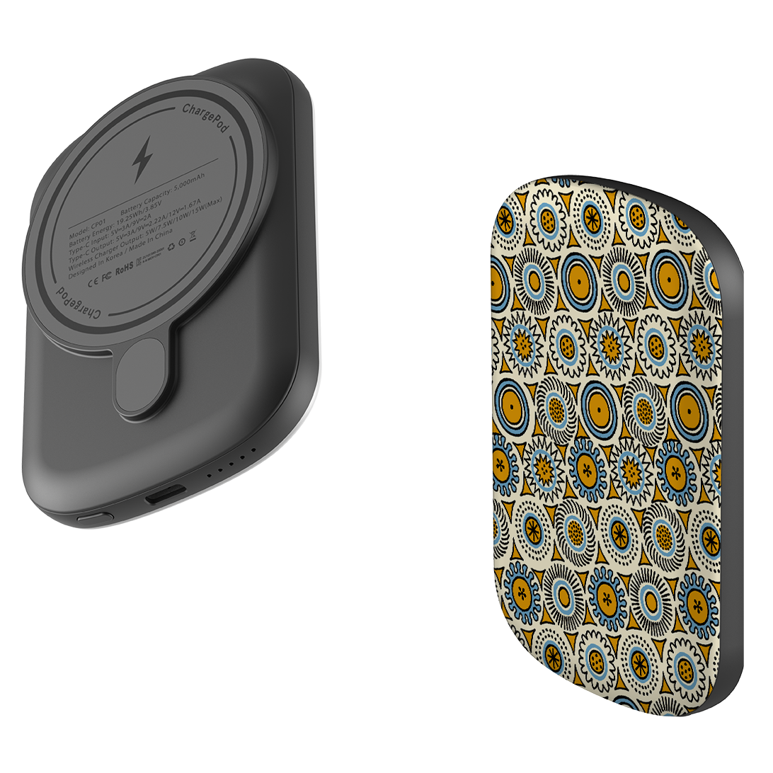 MagSafe Power Bank - Roundels By Cressida Bell