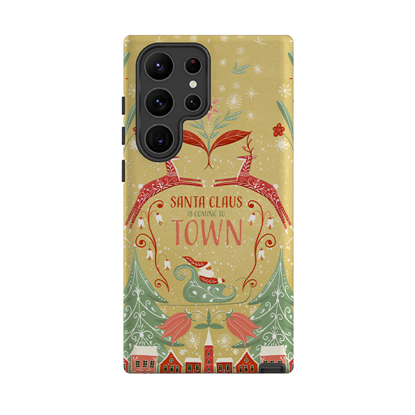 Samsung Tough Case - Santa Claus Is Coming To Town By Maja Lindberg