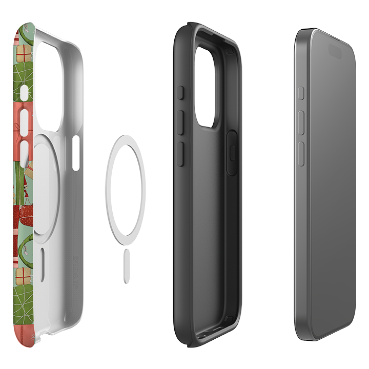iPhone MagSafe Tough Case - Santas Helpers By Maja Lindberg