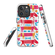 iPhone MagSafe Tough Case - Sausage Dog By Tracey English