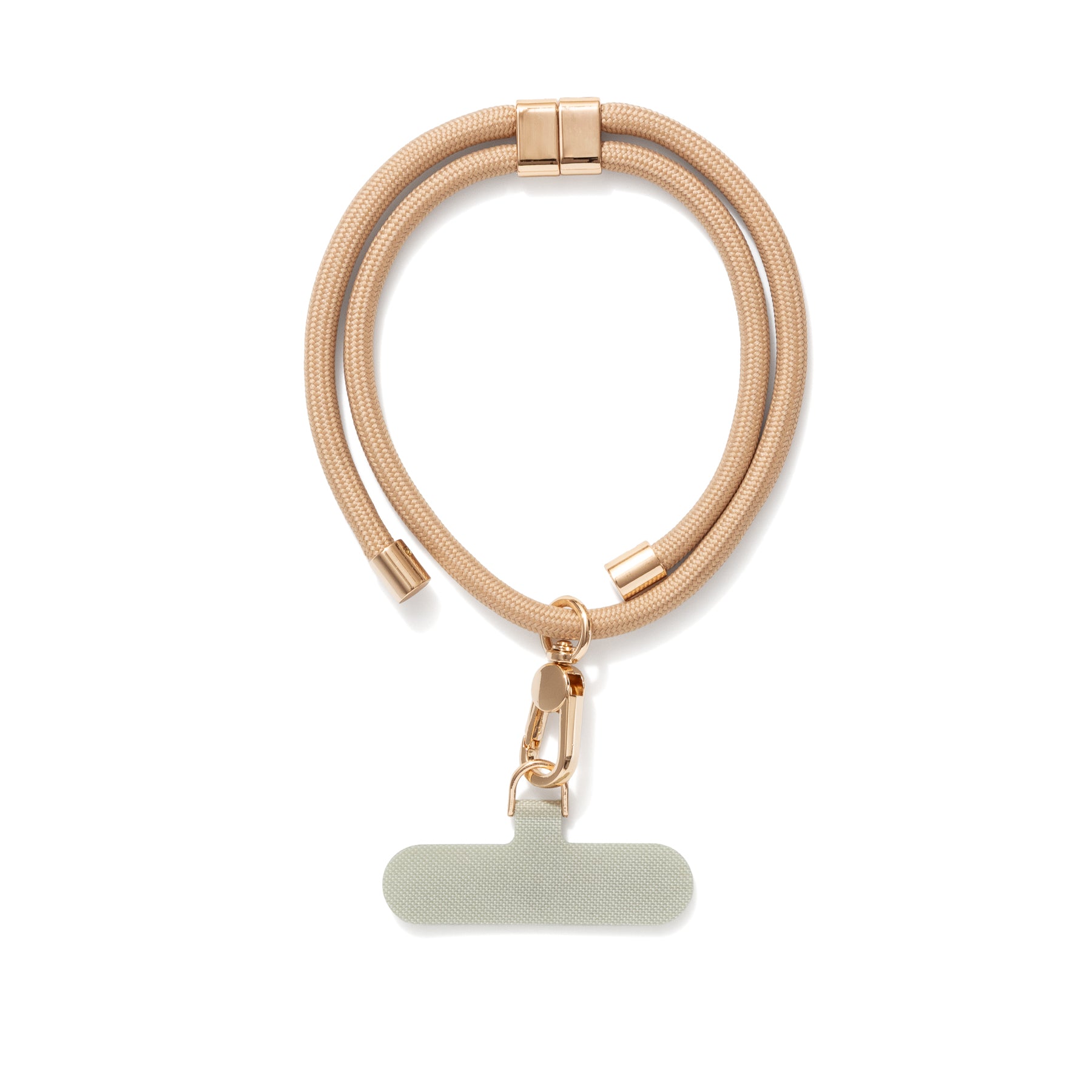 Wrist Adjustable Phone Strap- Beige (Not compatible with our wallet cases)