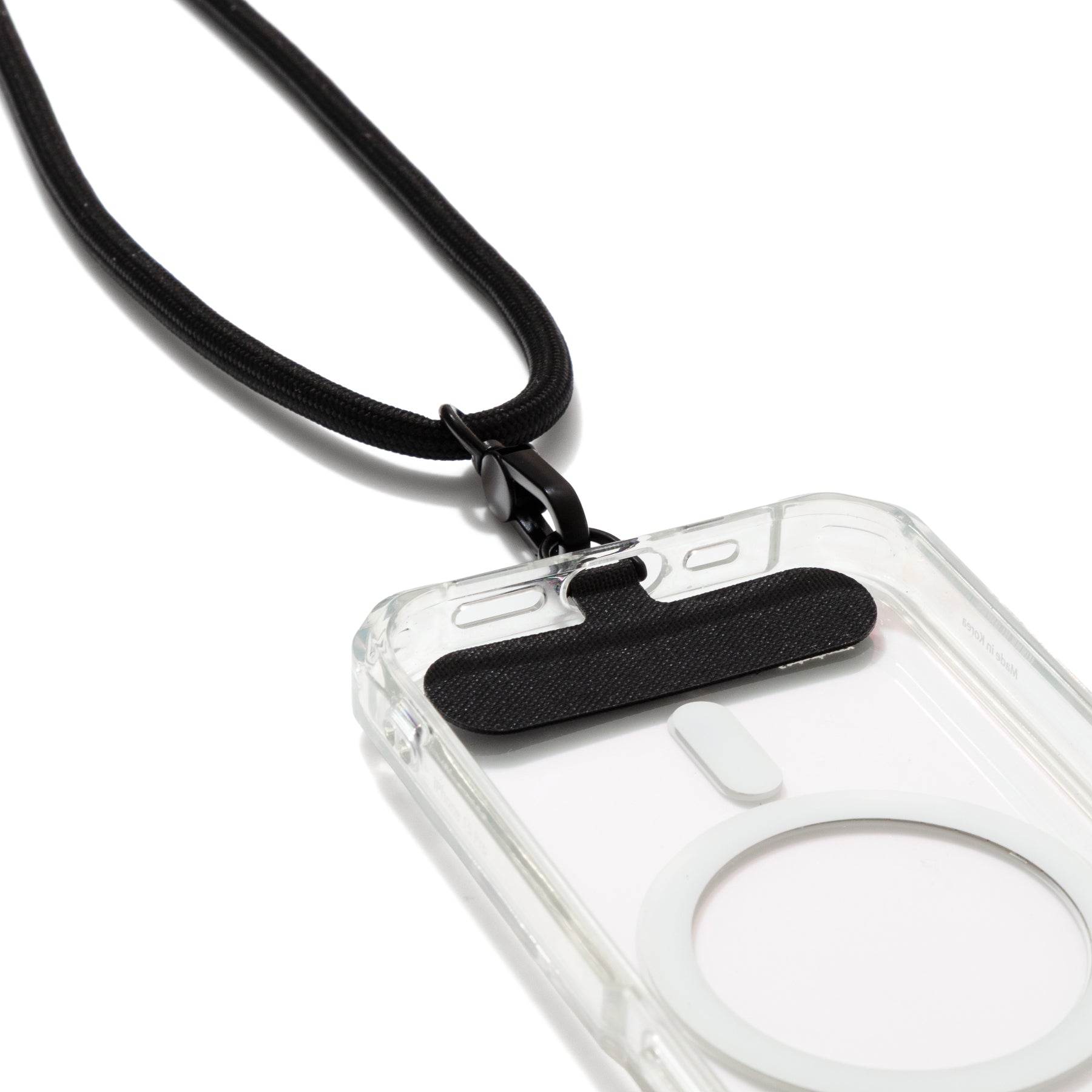 Cross Body Adjustable Phone Strap- Black (Not compatible with our wallet cases)