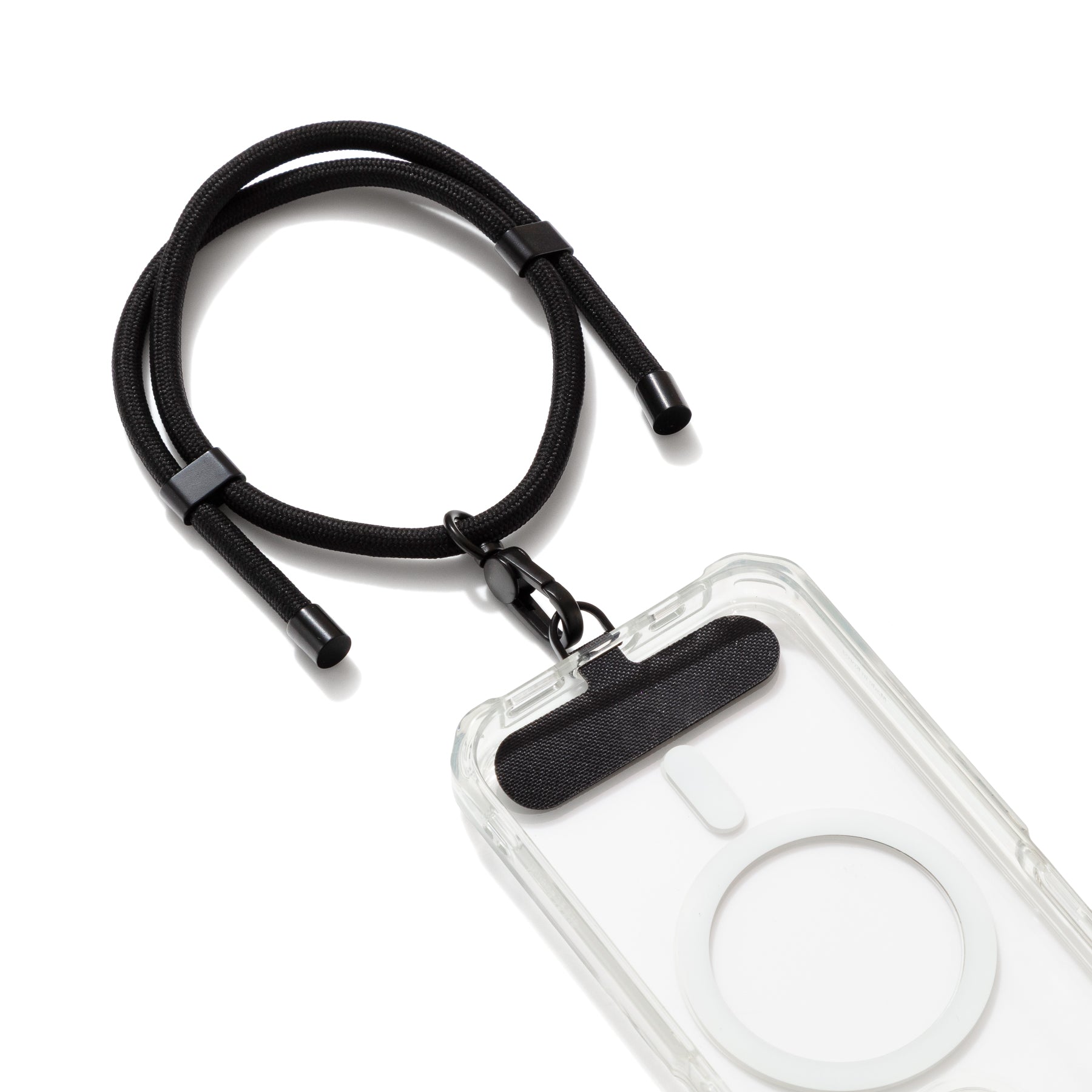 Wrist Adjustable Phone Strap- Black (Not compatible with our wallet cases)