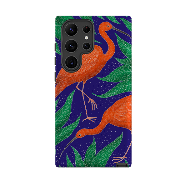 Samsung Tough Case - Scarlet Ibis By Catherine Rowe
