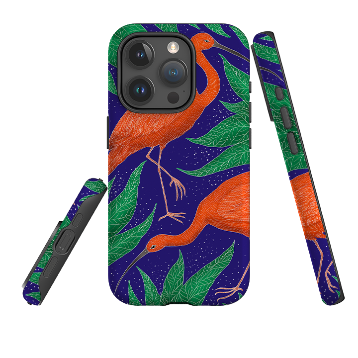 iPhone Tough Case - Scarlet Ibis By Catherine Rowe