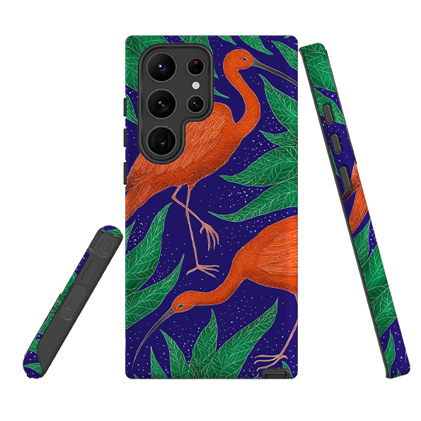 Samsung Tough Case - Scarlet Ibis By Catherine Rowe