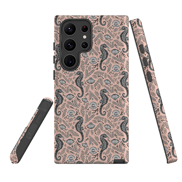 Samsung Tough Case - Seahorse Coral By Catherine Rowe
