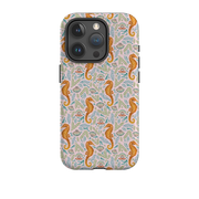 iPhone Tough Case - Seahorse Pink By Catherine Rowe