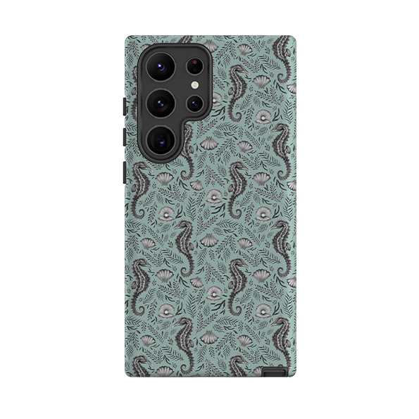 Samsung Tough Case - Seahorse Seafoam By Catherine Rowe