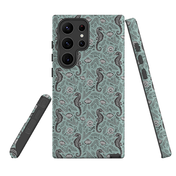 Samsung Tough Case - Seahorse Seafoam By Catherine Rowe