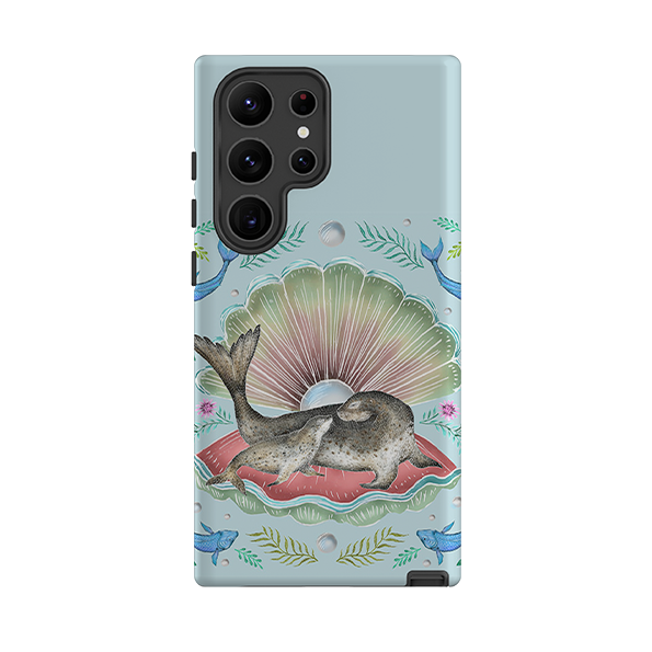 Samsung Tough Case - Seals In Shell By Catherine Rowe