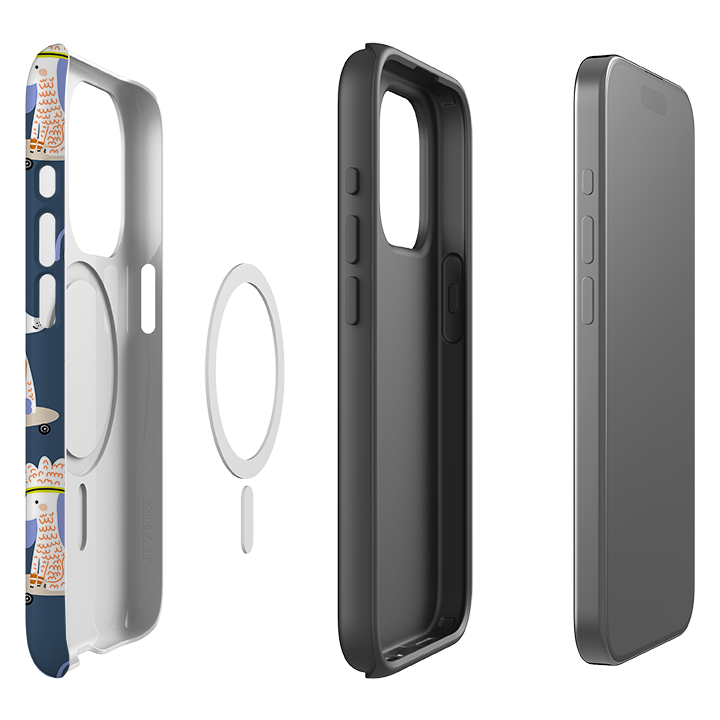 iPhone MagSafe Tough Case - Skater Dogs