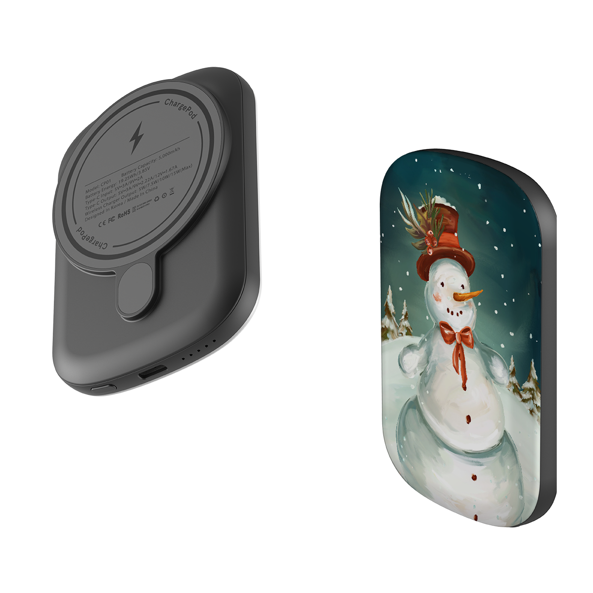 MagSafe Power Bank - Snowman