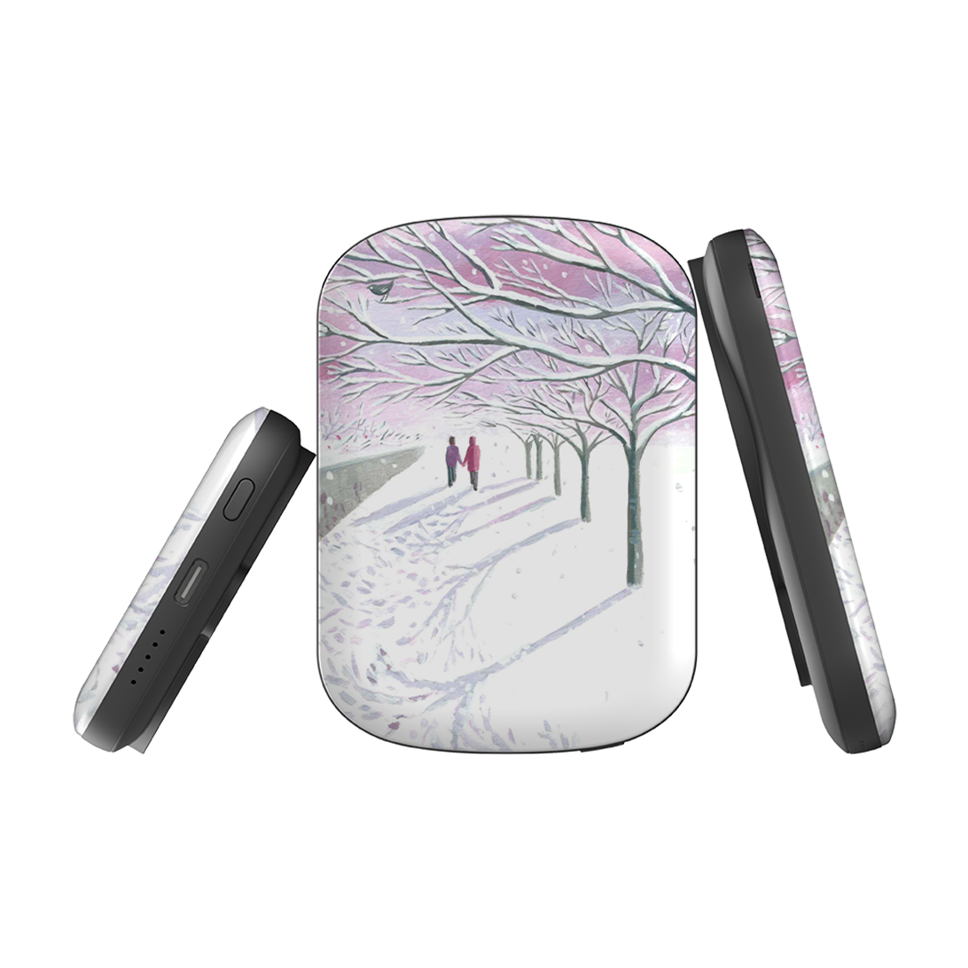 MagSafe Power Bank - Snowy Park By Mary Stubberfield