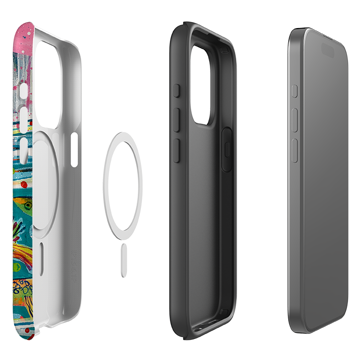 iPhone MagSafe Tough Case -  Something Fishy By Claire West