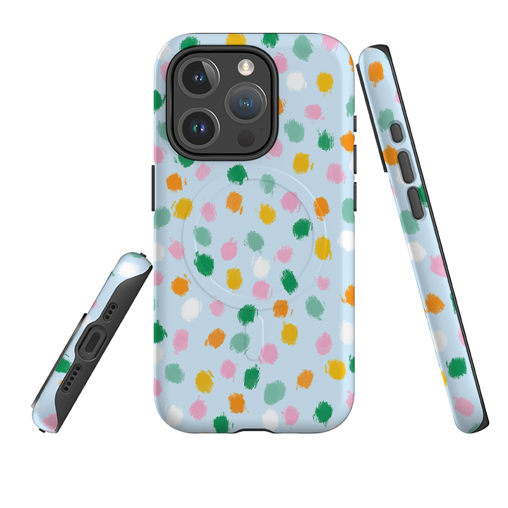 iPhone MagSafe Tough Case - Spotty Co-Ordinate By Lee Foster Wilson