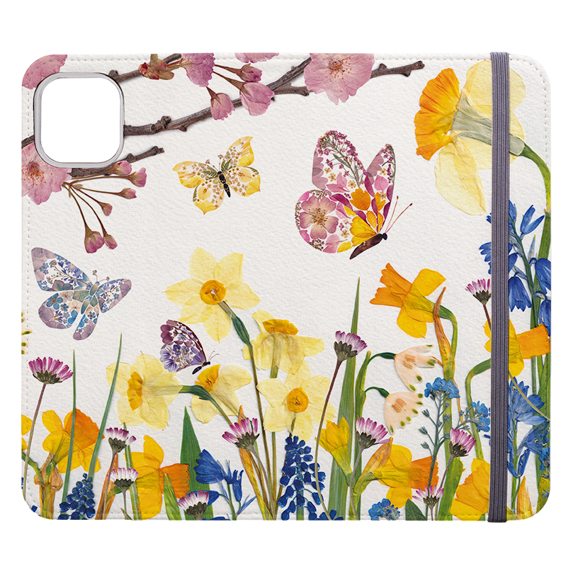 Spring Butterflies Wallet Case By Helen Ahpornsiri