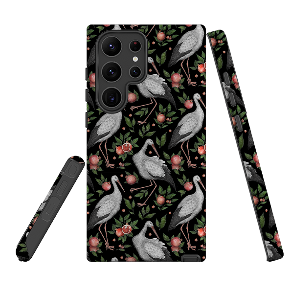 Samsung Tough Case - Stork Pattern By Catherine Rowe