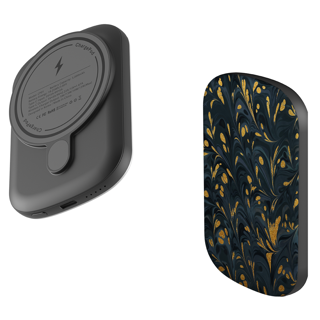 MagSafe Power Bank - Stormy Leaves