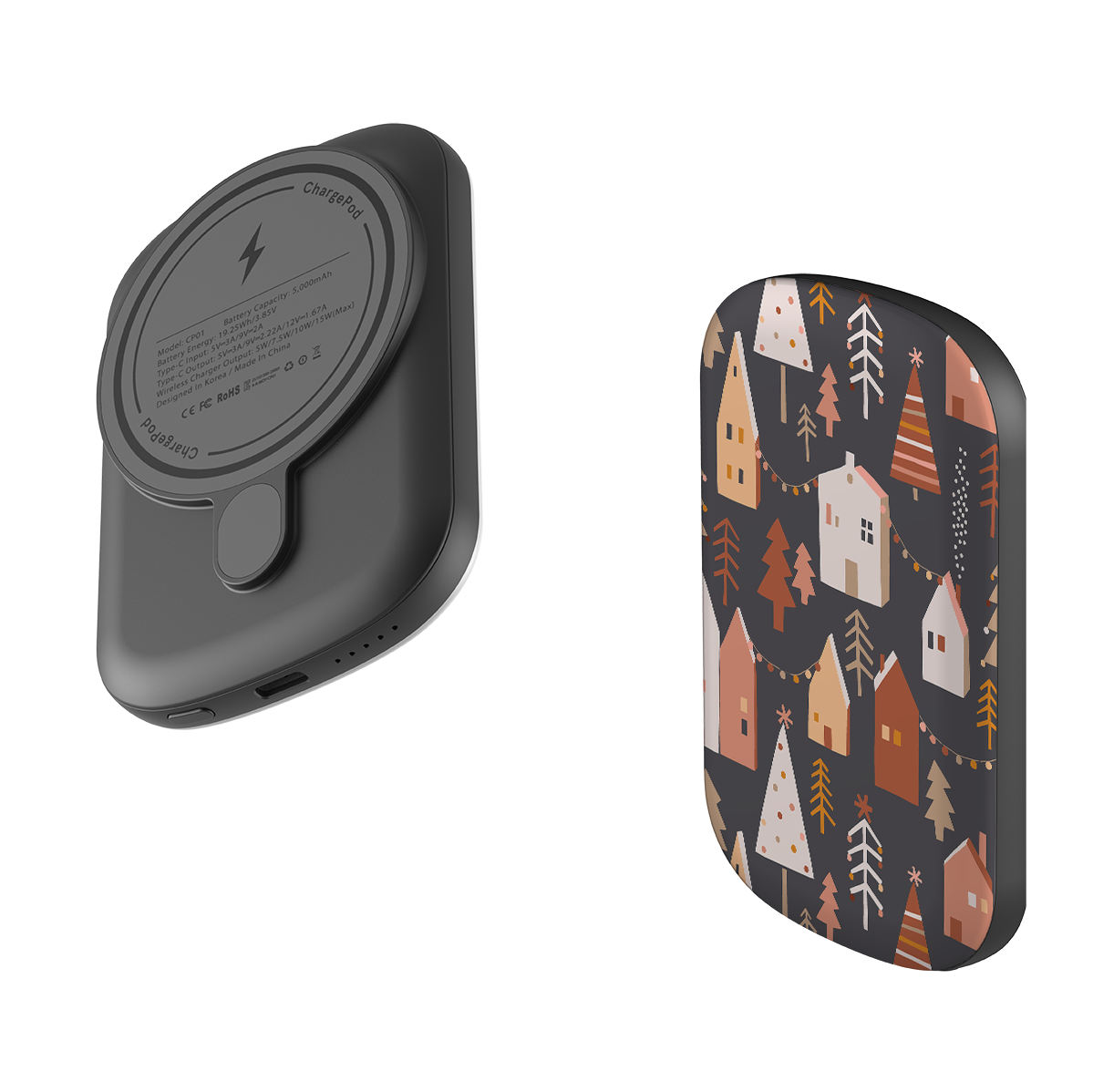 MagSafe Power Bank - Street Xmas Dark