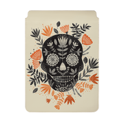 Sugar Skull Cream By Jade Mosinski Laptop, Kindle & iPad Sleeve