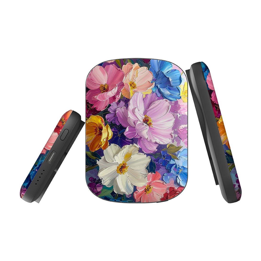 MagSafe Power Bank - Summer Floral Abbotts Oak