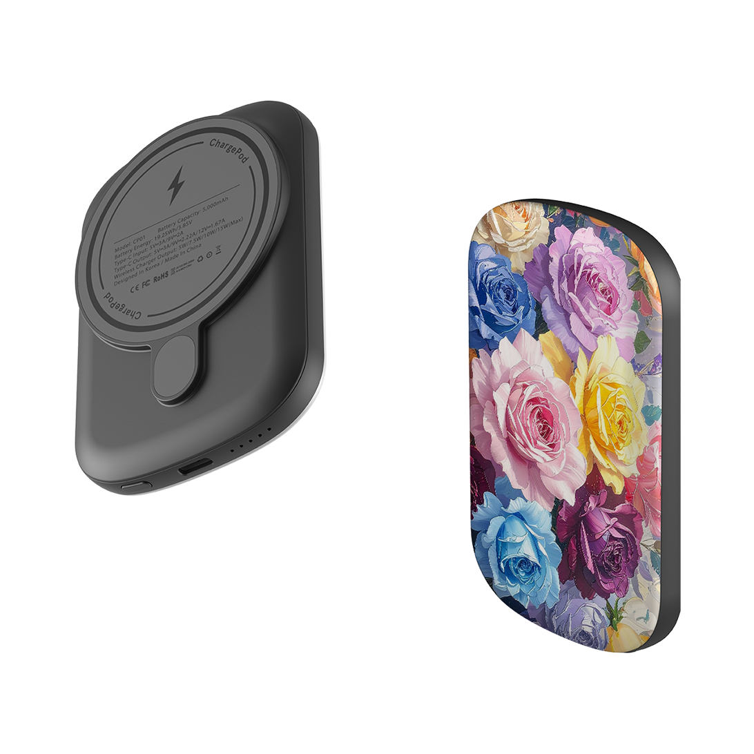 MagSafe Power Bank - Summer Floral Roses