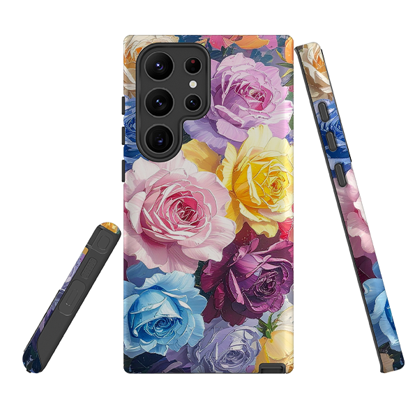 Samsung Tough Case - Summer Floral Roses