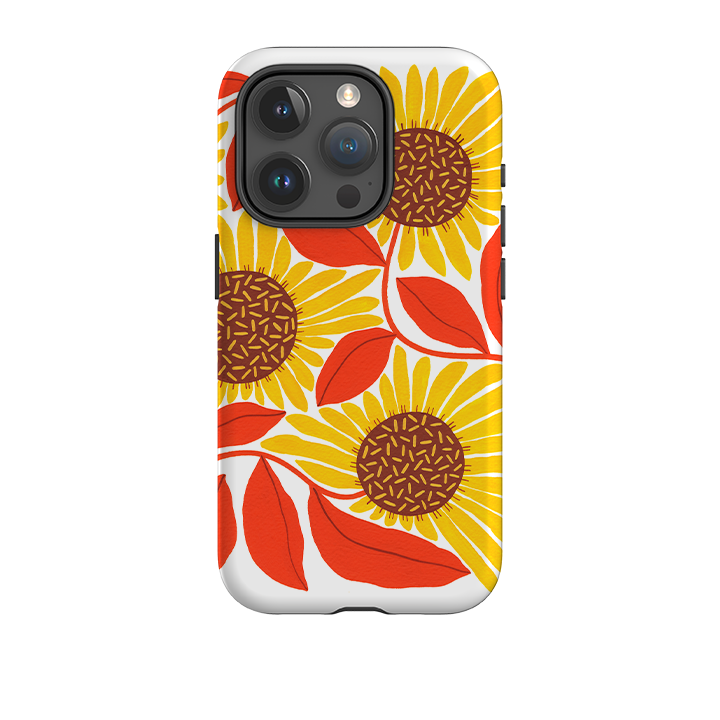 iPhone Tough Case - Sunflower By Madalina Andronic