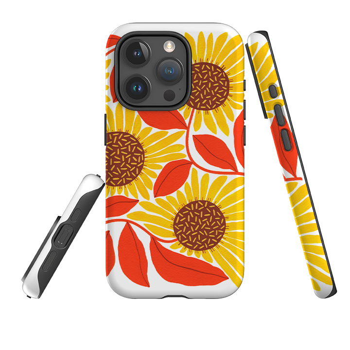 iPhone Tough Case - Sunflower By Madalina Andronic