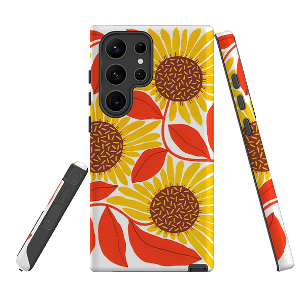 Samsung Tough Case - Sunflower By Madalina Andronic