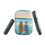 MagSafe Power Bank - Sunset Cats 2 By Mary Stubberfield