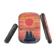 MagSafe Power Bank - Sunset Cats By Mary Stubberfield