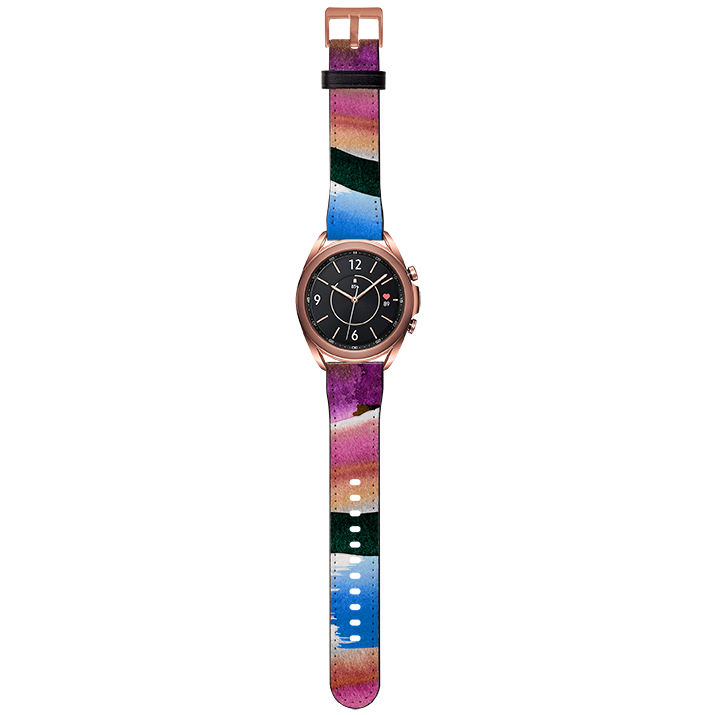 Sunset Painting By Kitty Joseph Samsung Watch Strap