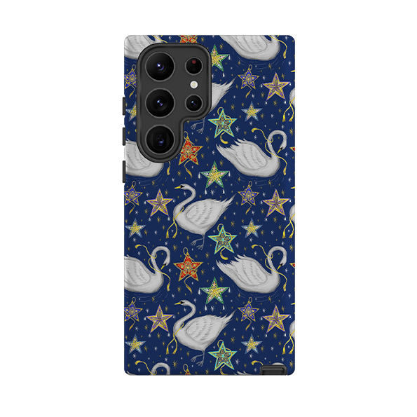 Samsung Tough Case - Swan Pattern By Catherine Rowe