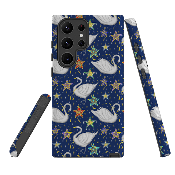 Samsung Tough Case - Swan Pattern By Catherine Rowe