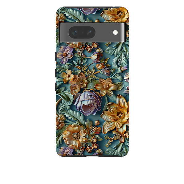 Google Tough Case -Sage Floral