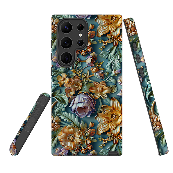 Samsung Tough Case - Sage Floral