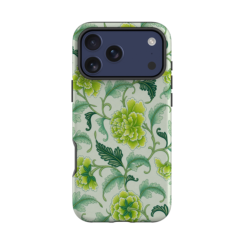 iPhone Tough Case - Sage Green Chinoiserie