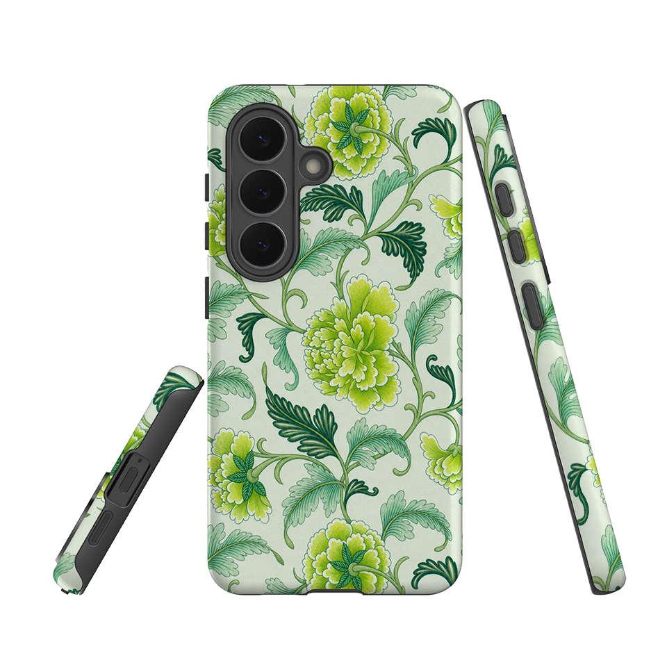 Samsung Tough Case - Sage Green Chinoiserie