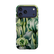 iPhone Tough Case - Sage Green Iris Floral