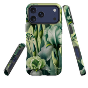 iPhone MagSafe Tough Case - Sage Green Iris Floral
