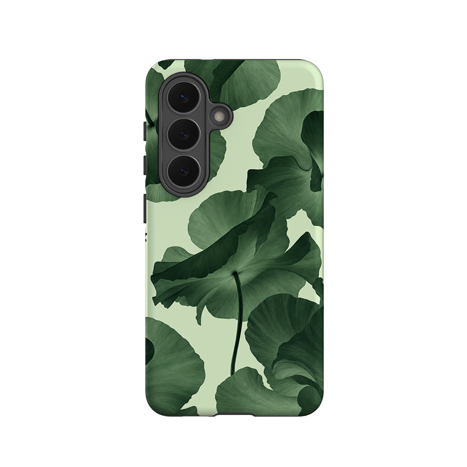 Samsung Tough Case - Sage Green Poppy