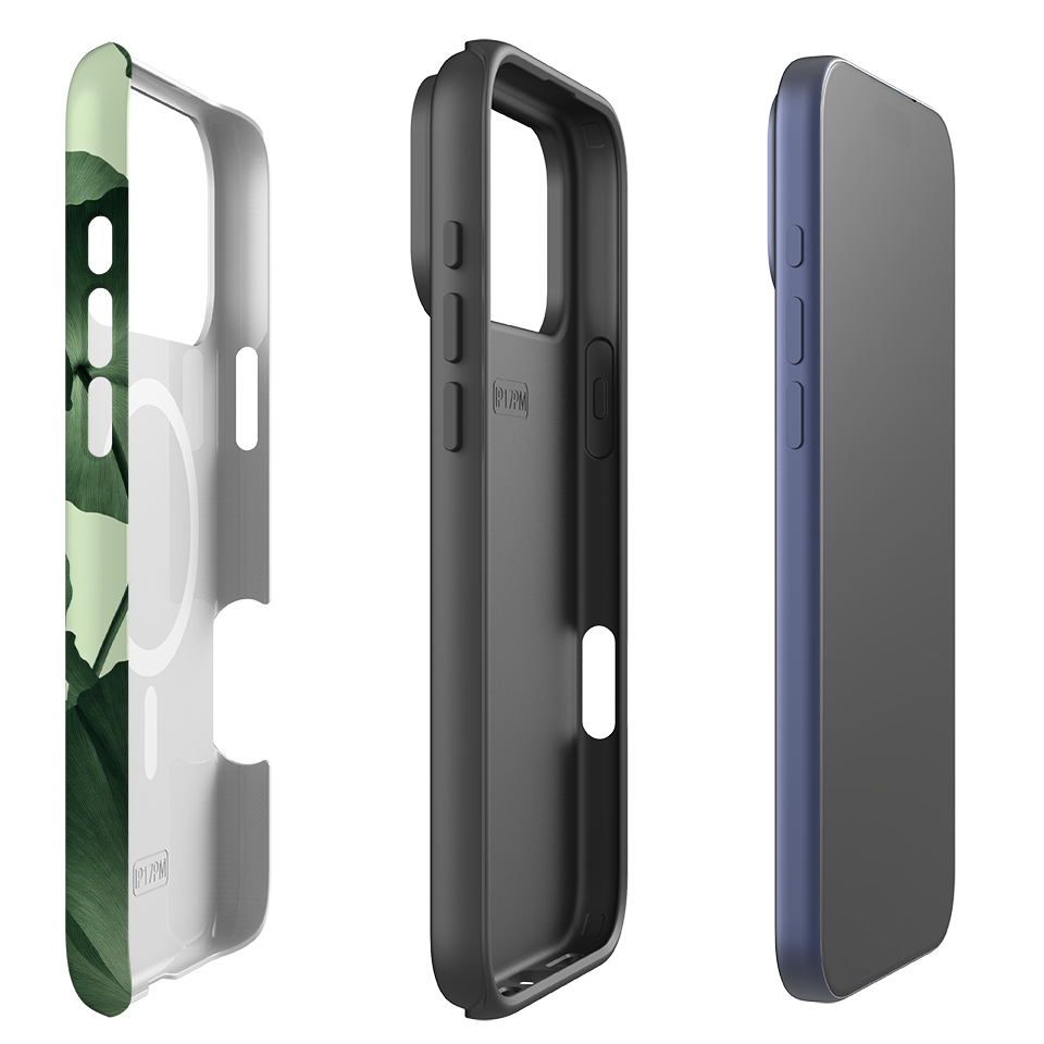 iPhone MagSafe Tough Case - Sage Green Poppy