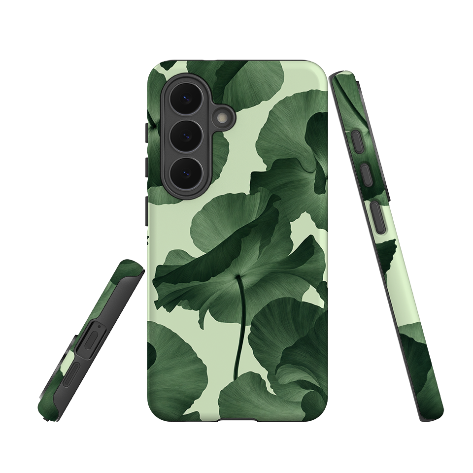 Samsung Tough Case - Sage Green Poppy