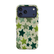 iPhone Tough Case - Sage Green Star